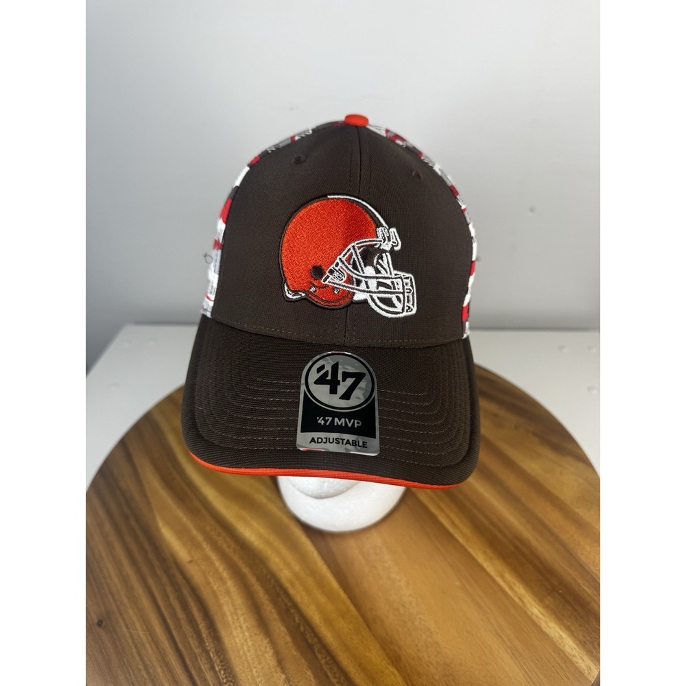 Cleveland Browns NFL '47 Brand Blue‎ MVP Adjustable Hat Side Camo